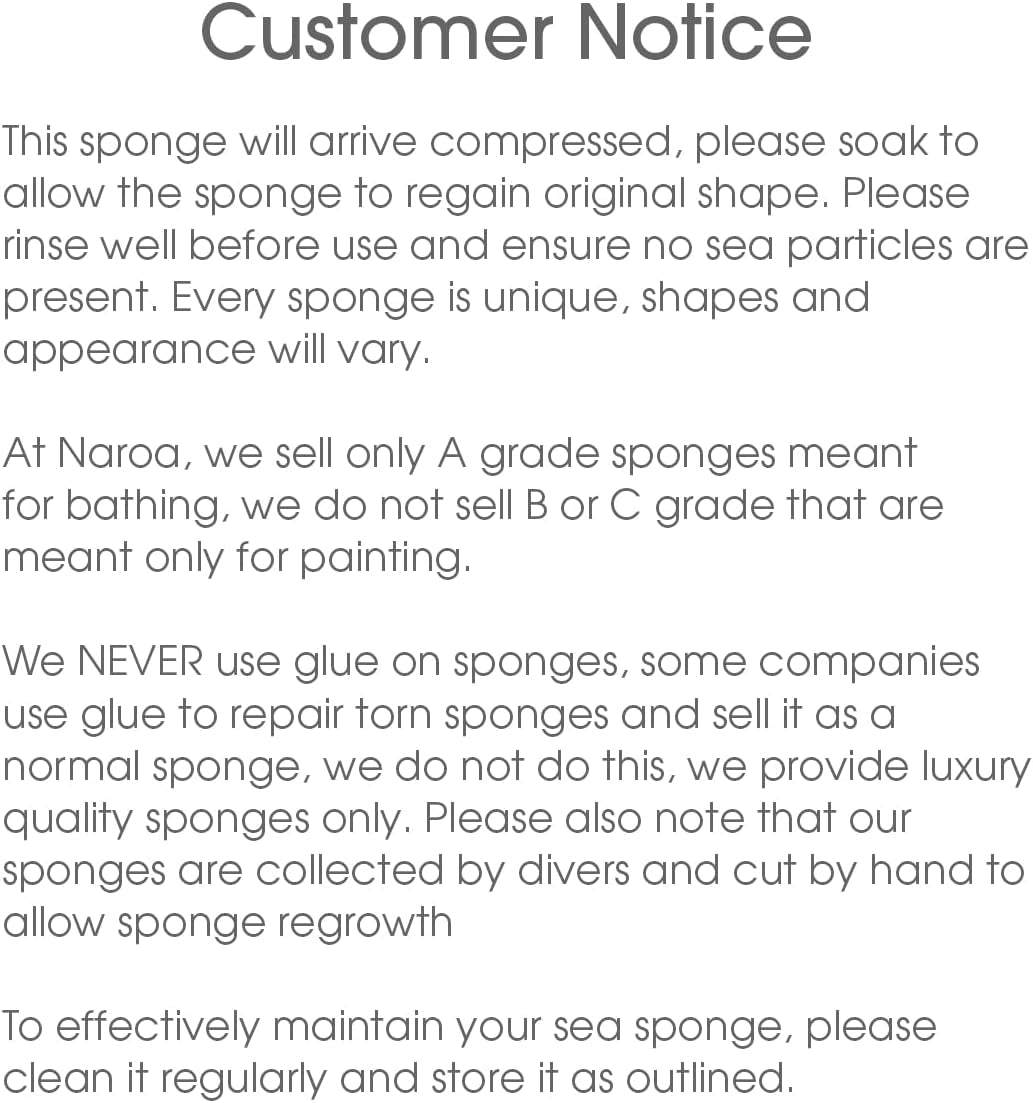 Naroa Shower Sponge — Natural Exfoliation for Healthy, Radiant Skin