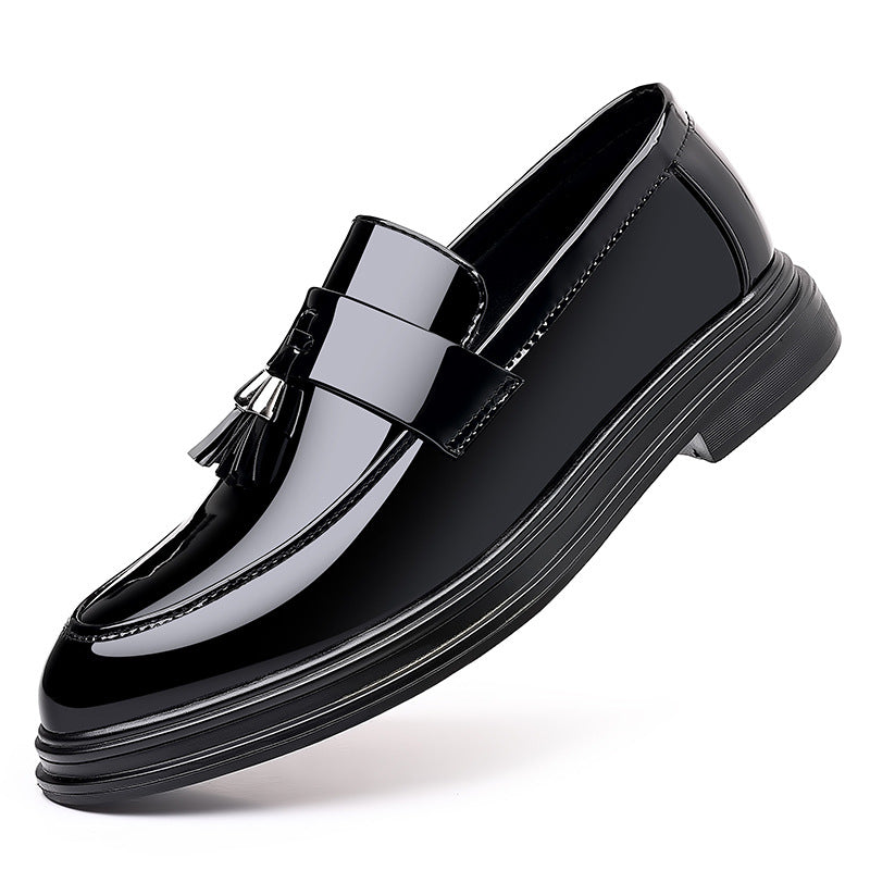 Leather shoes plus size casual, soft soled, shoes