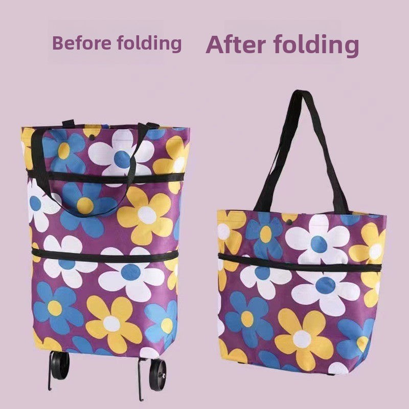 Foldable Carry Cart and backpackable design