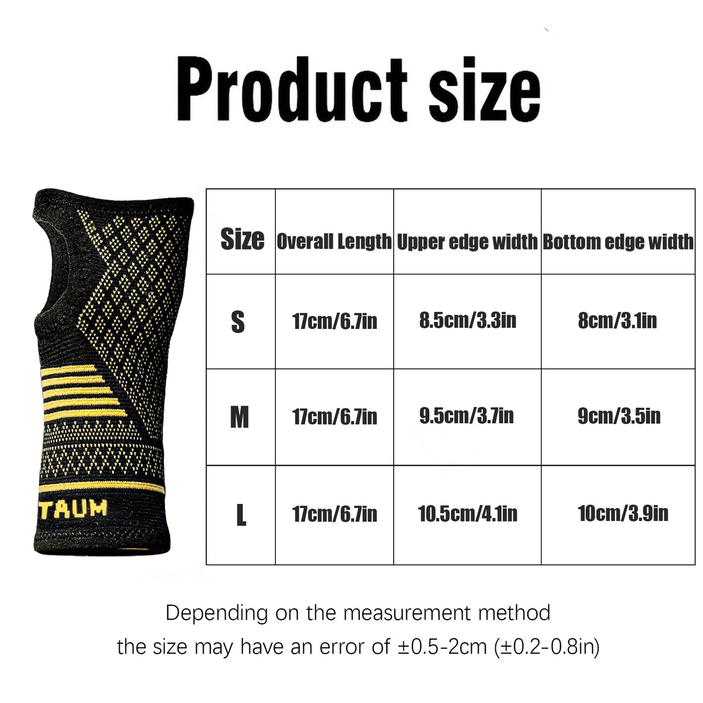 Copper palm protection gloves, weight lifting gloves, with wrist protection, full palm protection, suitable for gym training, fitness, weight lifting