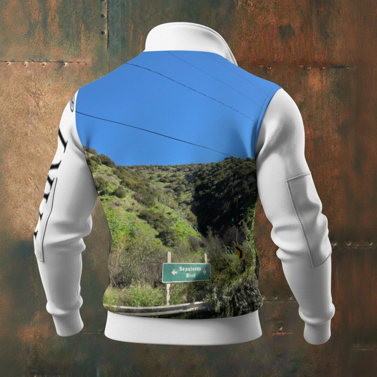 NEW!!! "THAT PART" branded (left sleeve & Sepulveda Blvd. Sign front & rear) Men's Thick Knit Fleece Jacket