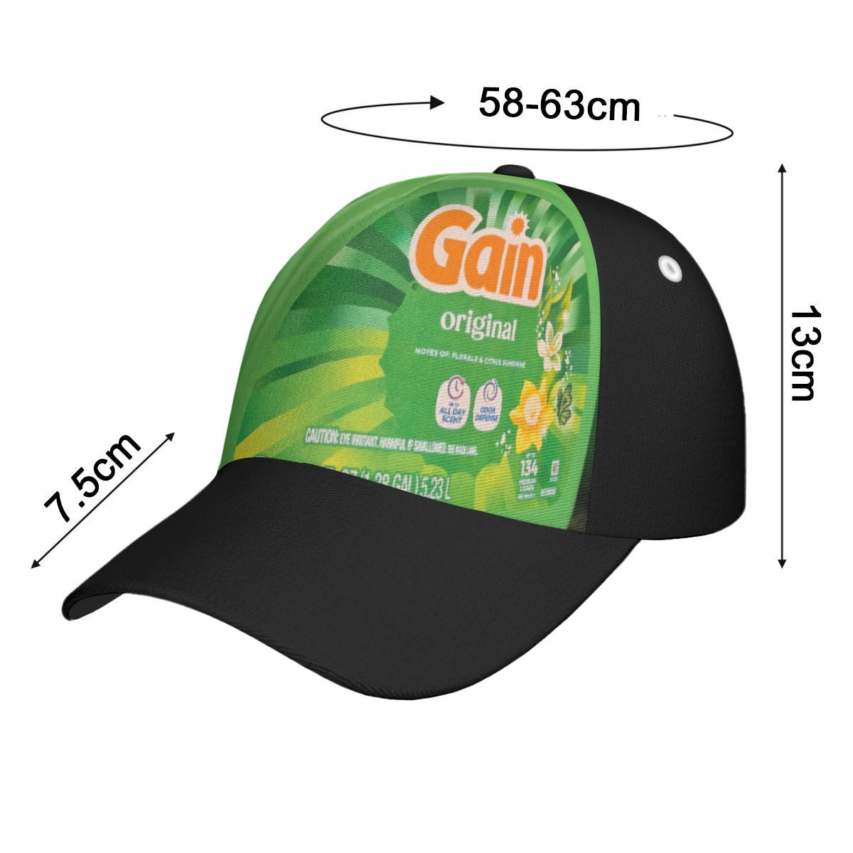 Print Peaked Cap