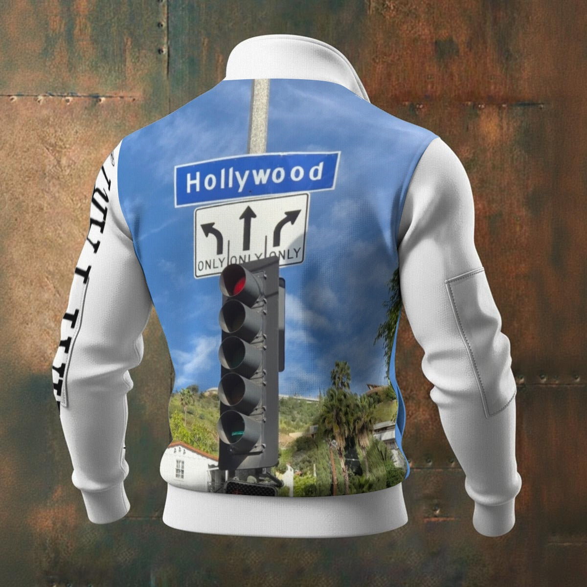 NEW!!! "THAT PART" branded (left sleeve / HOLLYWOOD Blvd. Sign front / rear) Men's Thick Knit Fleece