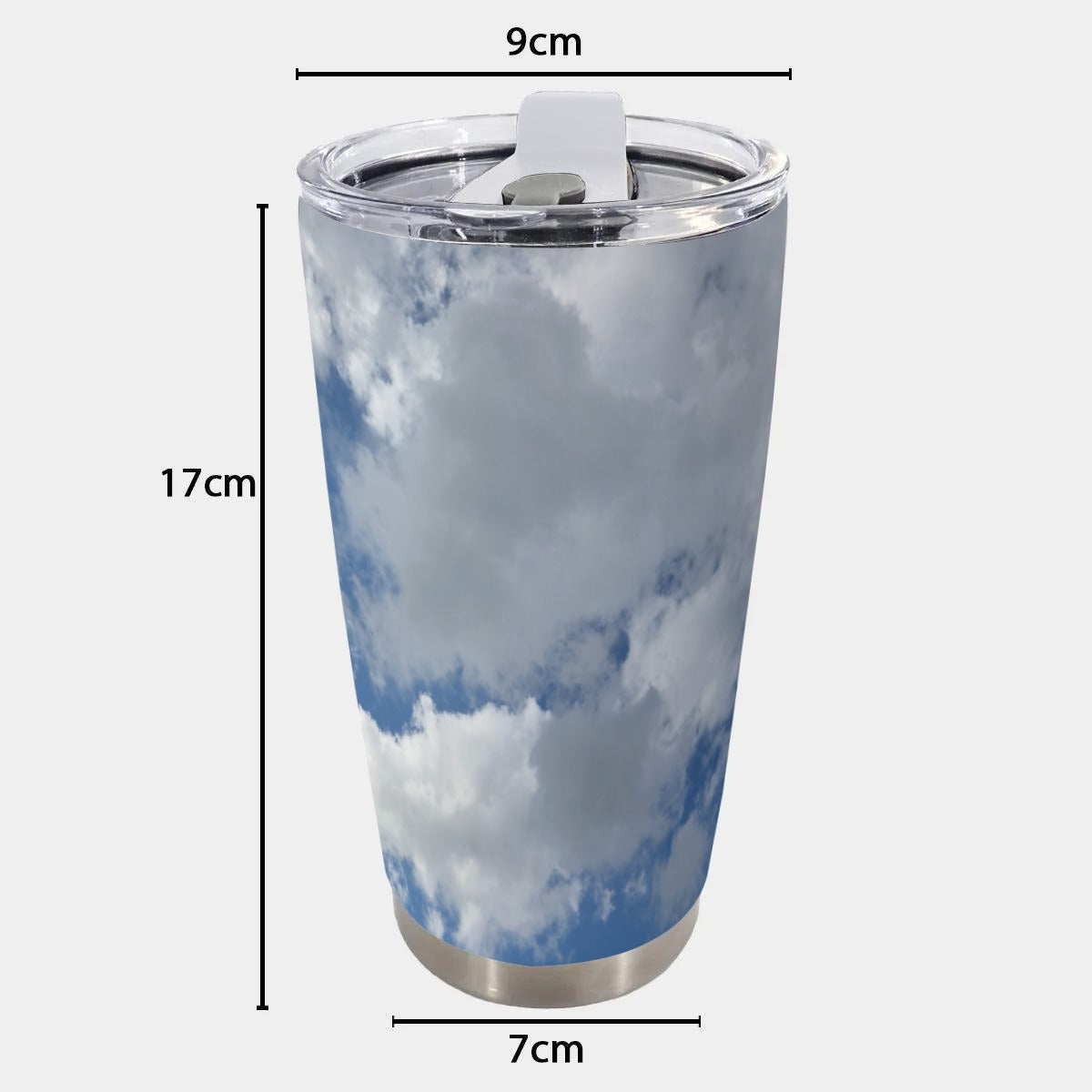 NEW!!! (CLOUDS) printed Tumbler 20oz