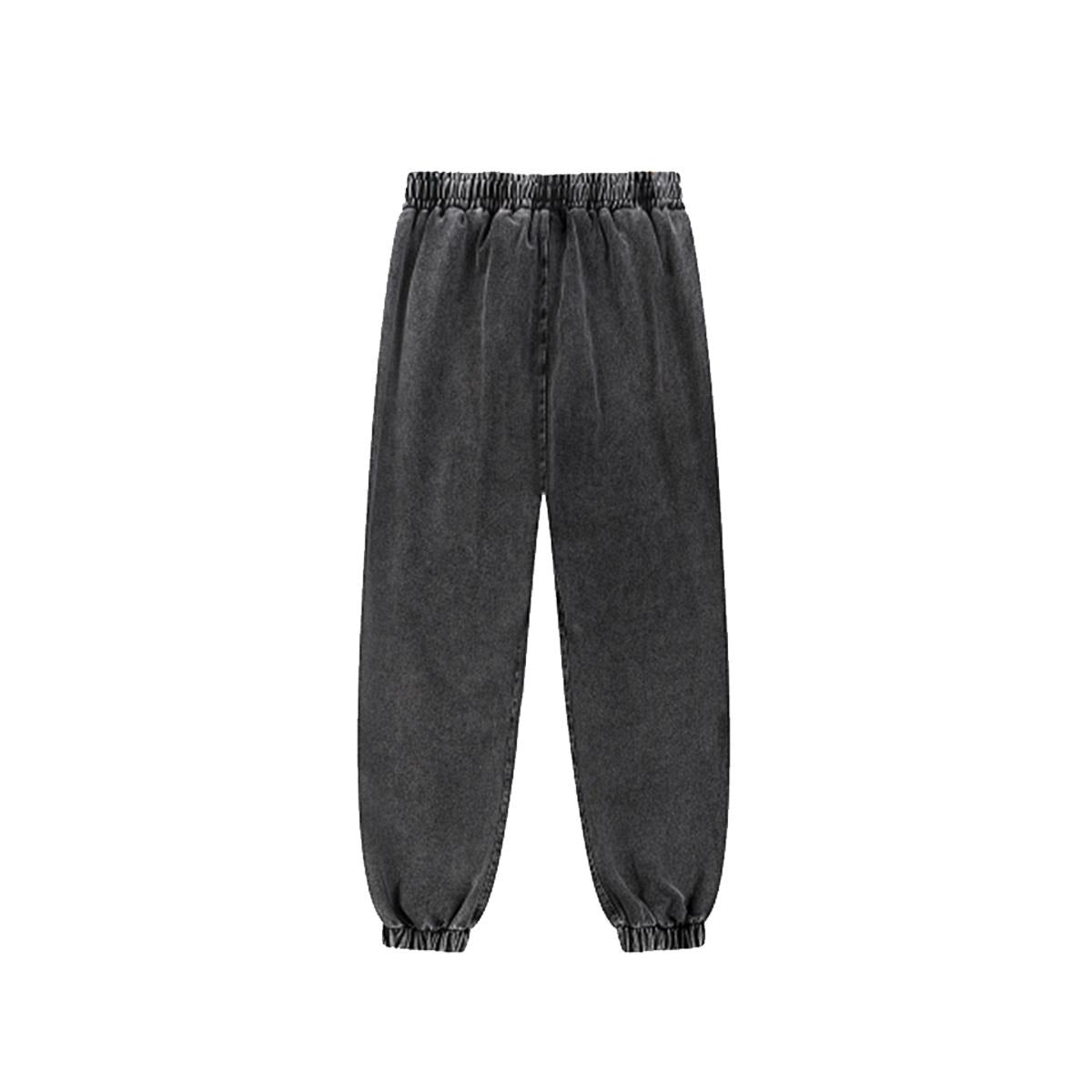 HOLLYWOOD Blvd. Sign Vintage Wash Jogger Sweatpants|380GSM