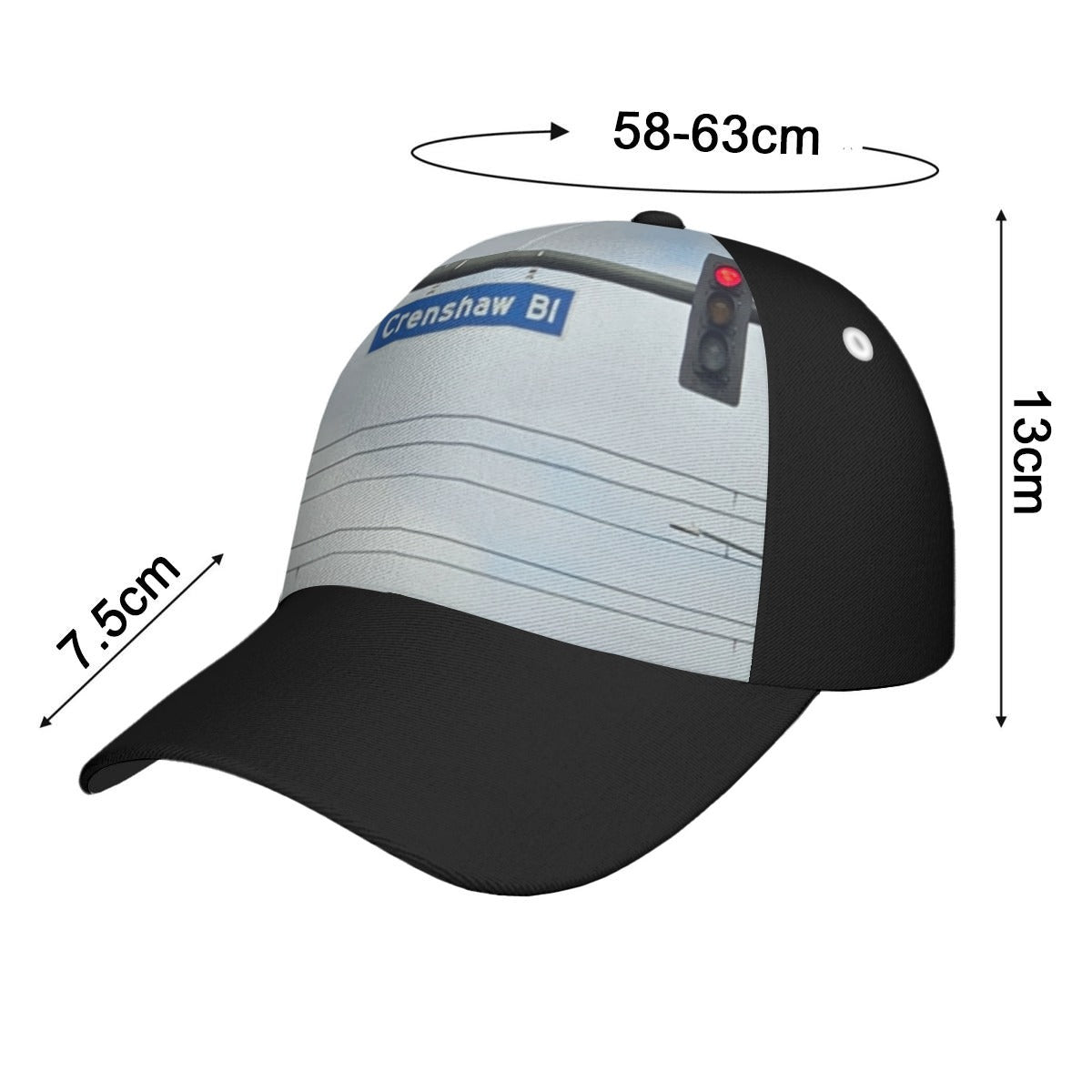 Print Peaked Cap