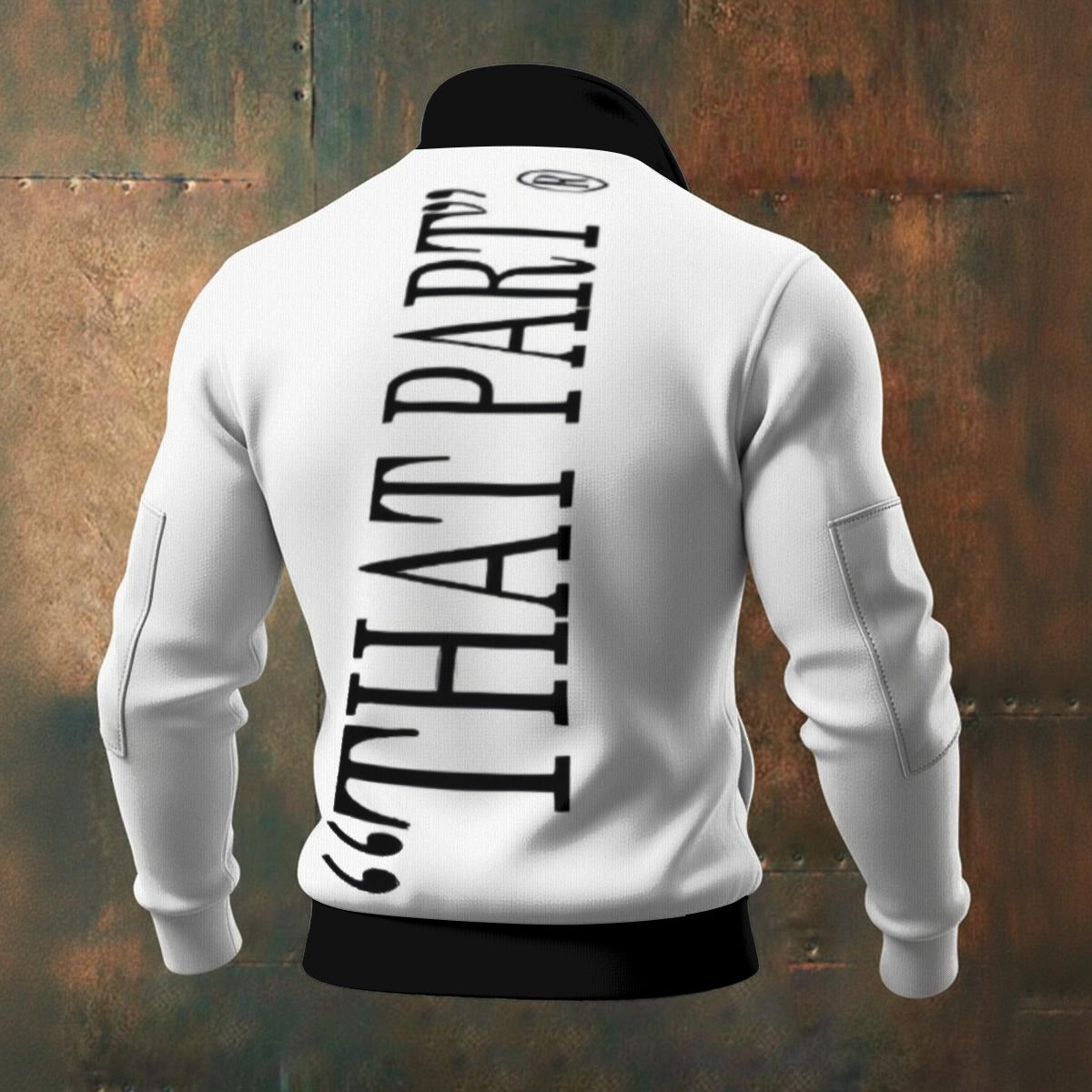 NEW!!! "THAT PART" branded (rear) Men's Thick Knit Fleece Jacket