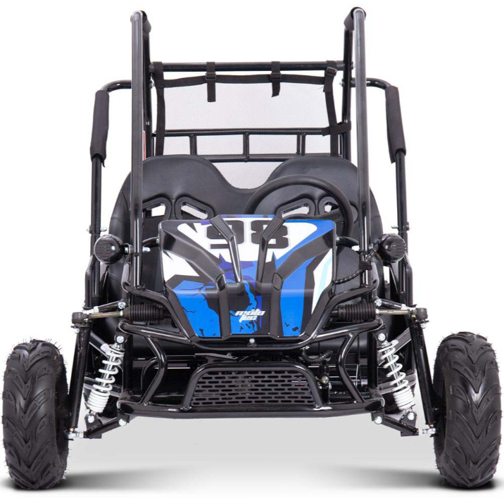 MotoTec Mud Monster XL Kids Electric 60v 2000w Go Kart Full Suspension