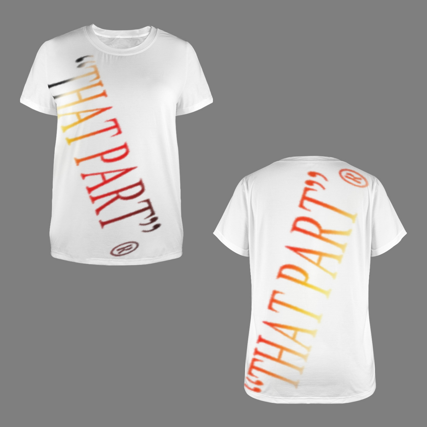 fire t shirt front and back