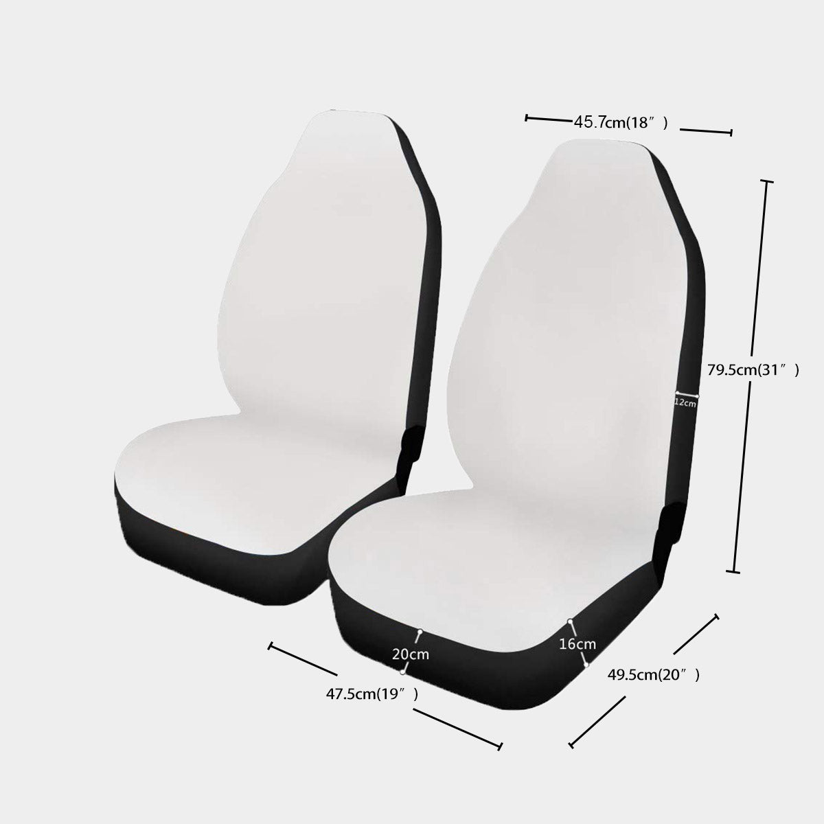 NEW!!! (TUNNEL) Universal Car Seat Cover With Thickened Back