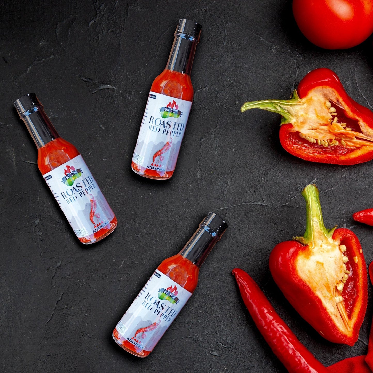 Roasted Red Pepper Hot Sauce
