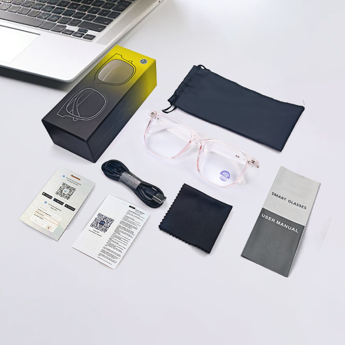 Bluetooth Smart Glasses with Interchangeable Lenses