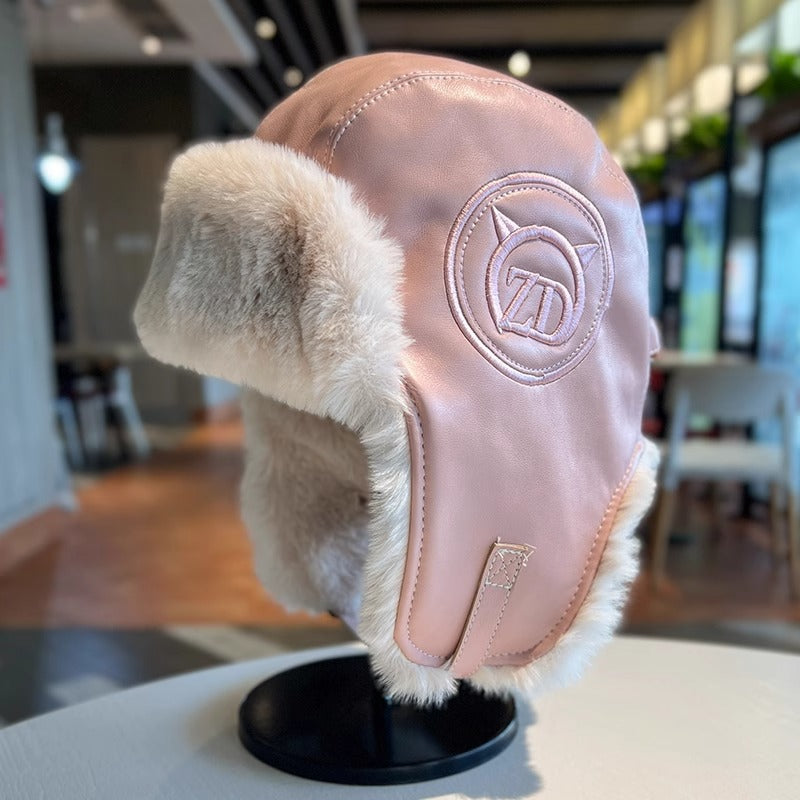 Wool Blend Hoodie Hat