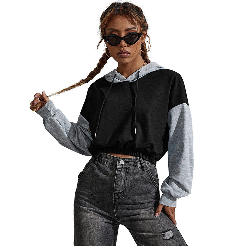 Long Sleeve Cropped Hoodie
