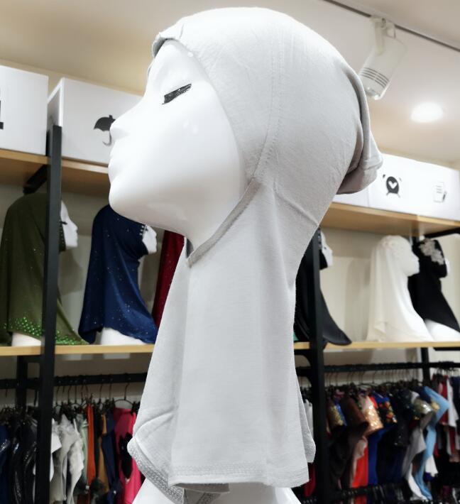 Full Cover Inner Women's Hijab Cap Islamic Underscarf Neck Head Bonnet Hat