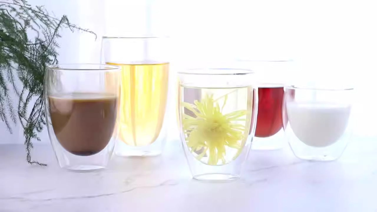 Double Layer Glass Cup 450ml