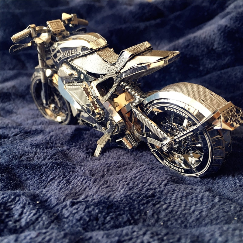 3D Laser Cut Mode Motorcycle puzzle