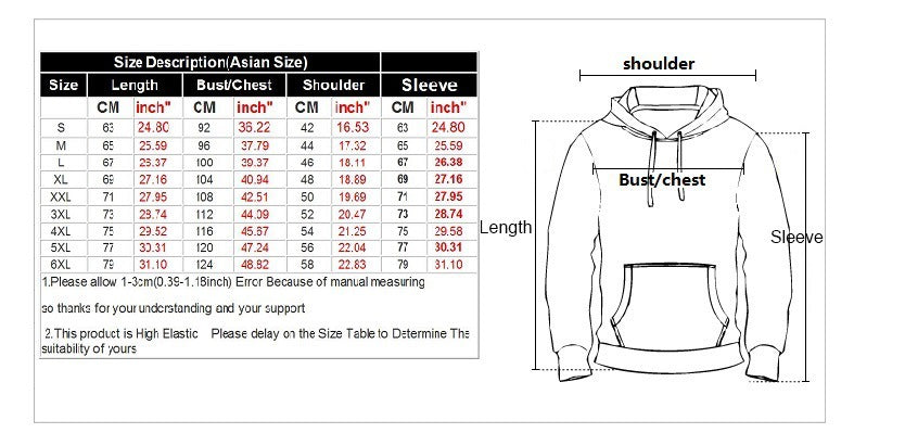 3D Printed Cartoon Hoodies Z pocket hooded sweatshirt with sleeves