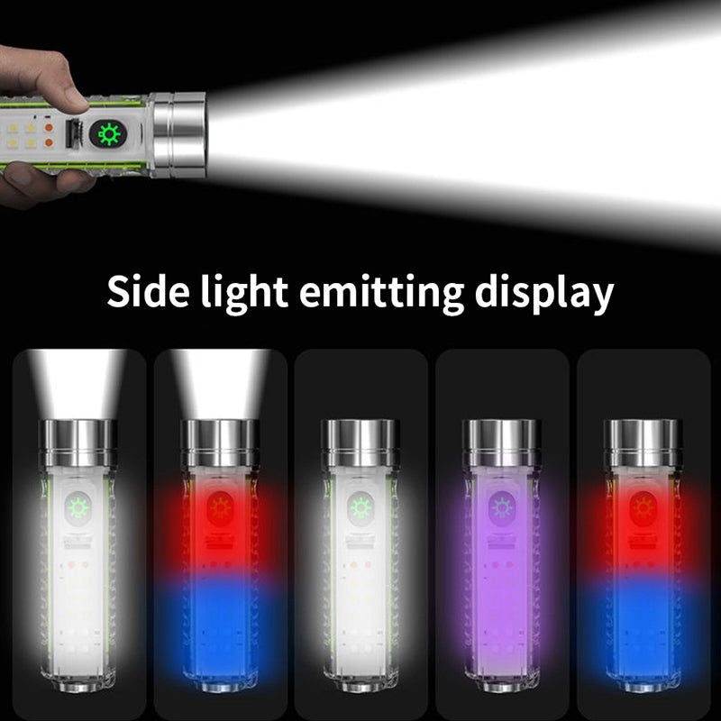 Mini Multifunctional Torch Laser Flashlight