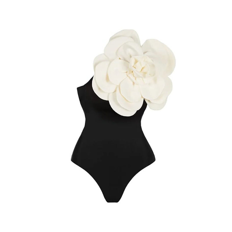 3D Flower Beach Swimsuit Set
