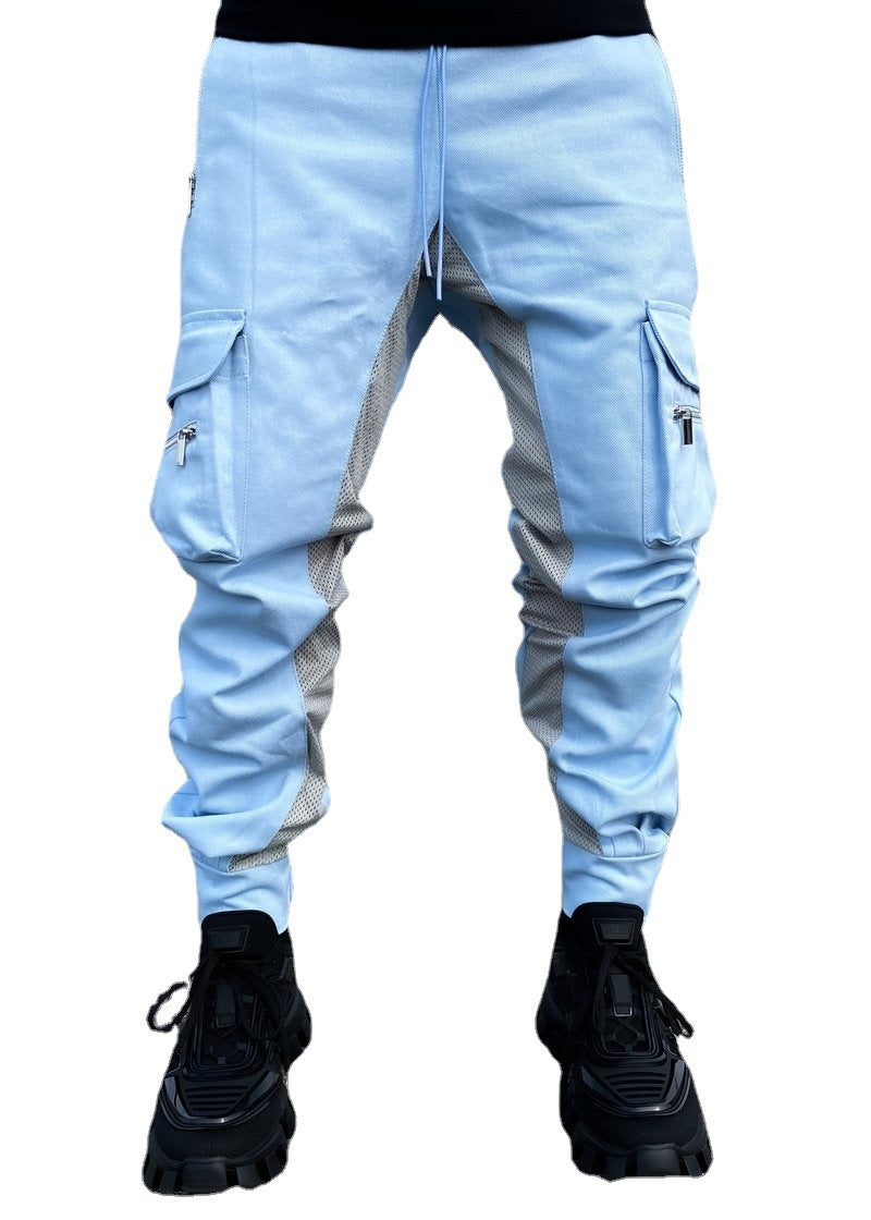 Casual Sports pants trousers multi-pocket overalls