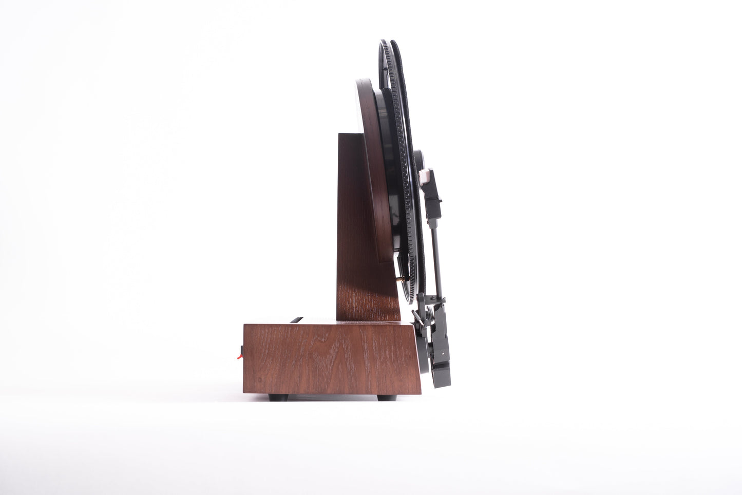 Vertical Vinyl Record Player with Speakers