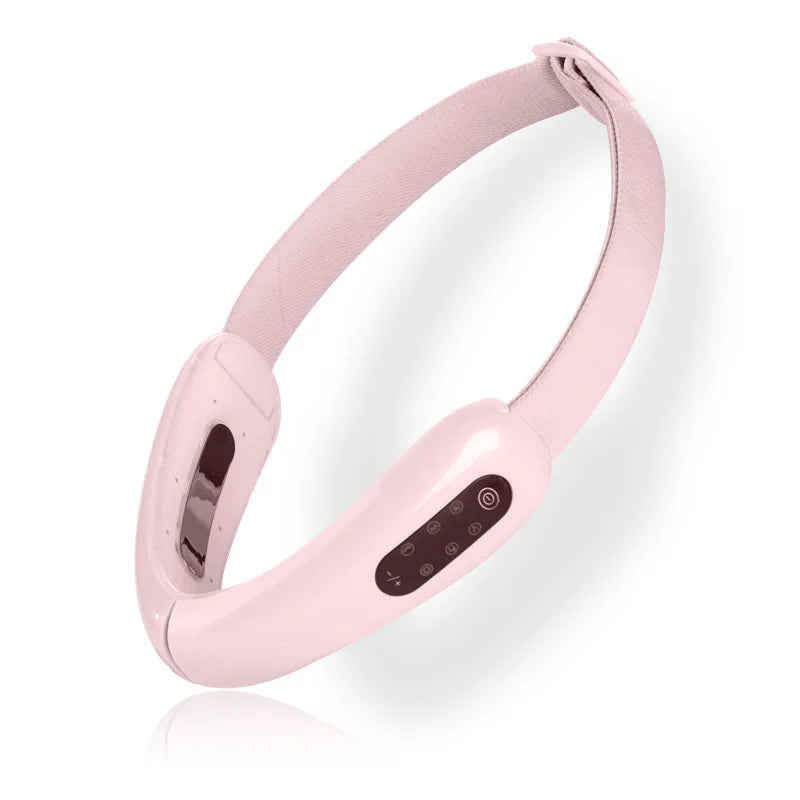 Chin V-Line Up Lift Belt Machine Red Blue LED Photon Therapy Face Slimming Vibration Massager Facial Lifting Device