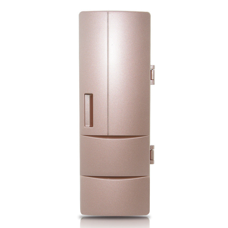 Mini inner-container hot or cold settings desktop small refrigerator