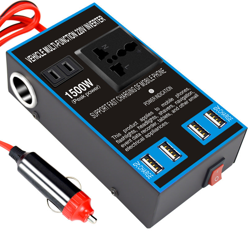 12V to 1500W Car Power Inverter Converter with USB Ports