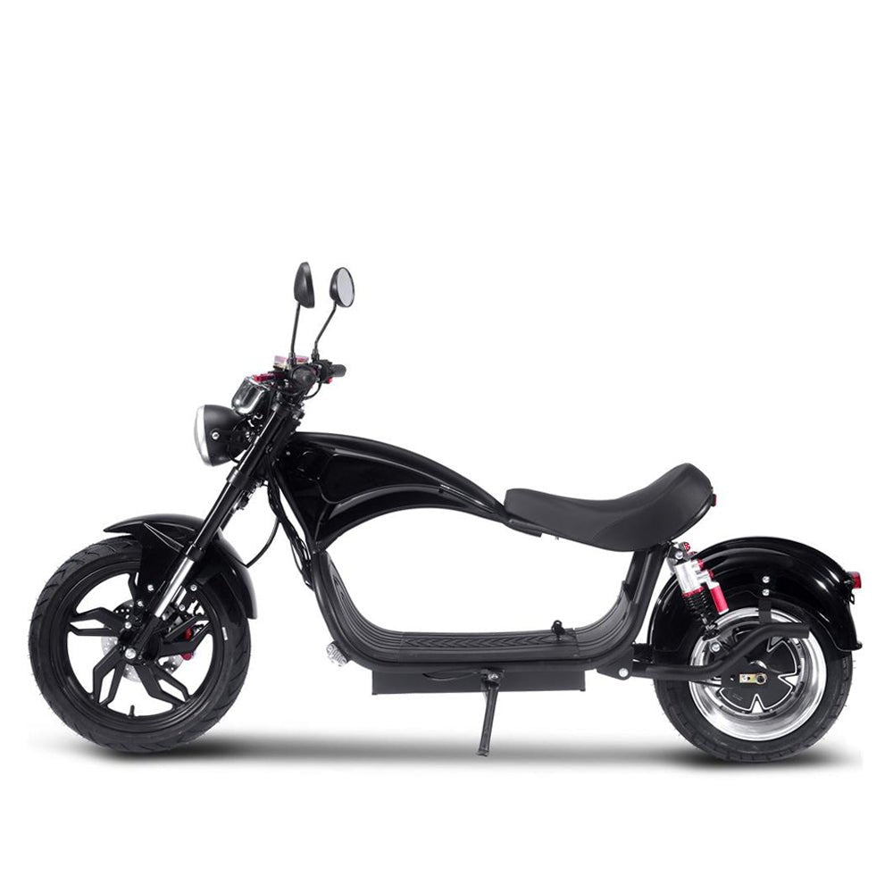 MotoTec Raven 60V/30AH 2500W Electric Moped Motorcycle Scooter For Adults, (Black) (SAK48263) *** NOT FOR SALE IN CALIFORNIA!!!