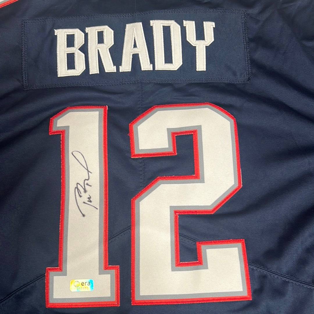 Autographed official Tom Brady jersey