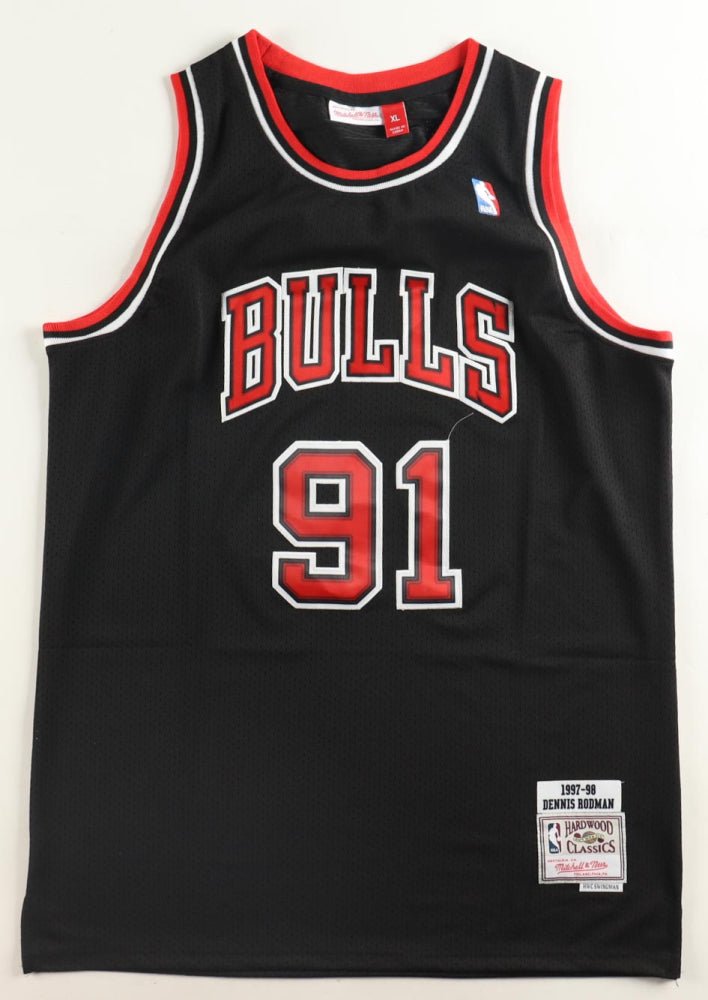 Dennis Rodman Signed Bulls Mitchell & Ness Jersey - Chicago Bulls