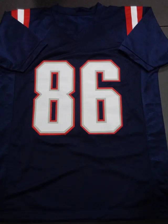 Devin Asiasi New England Patriots Autographed Custom Football Jersey