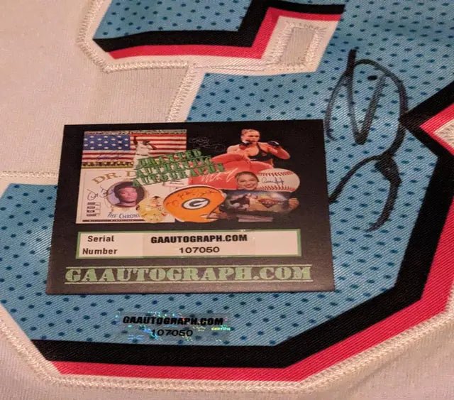 Dwyane Wade autographed jersey