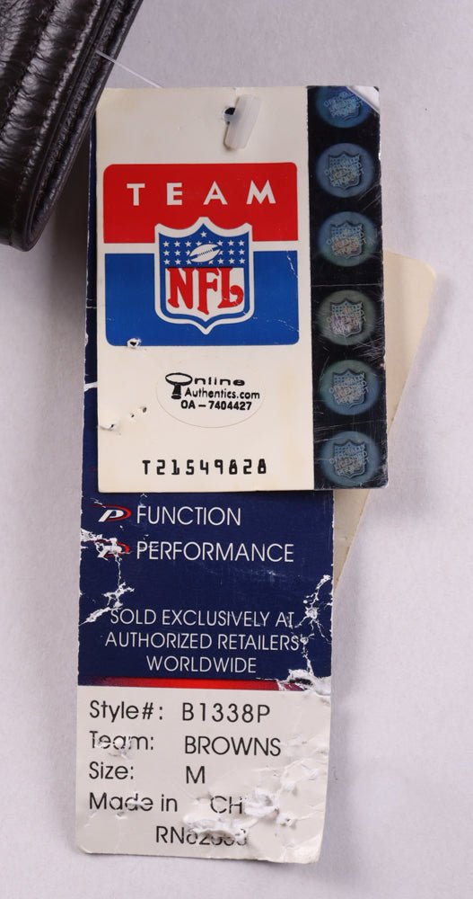 Jim Brown Signed Browns Jacket Inscribed "HOF 71"