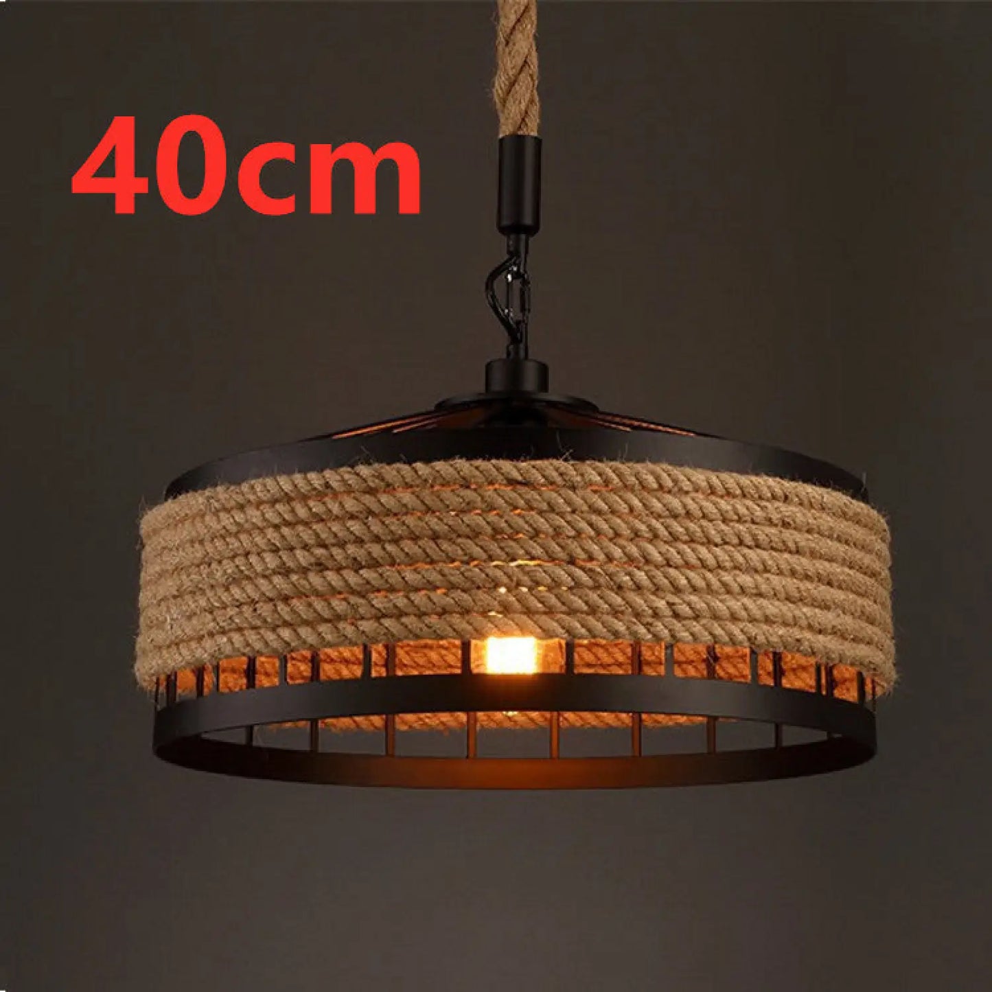 Rustic Hemp Rope Chandelier for Cozy Living Rooms and Dining Areas
