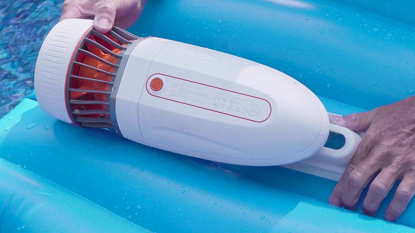 HOME MADE JET SKI 💦 - Tini Inflatable Kickboard Attachment