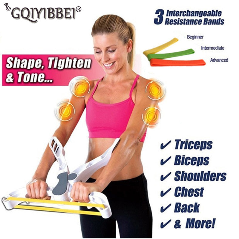 Upper Body Hand Grip Strength Brawn Training Device Arm Forearm Wrist Force Fitness Gym Exercise Equipment