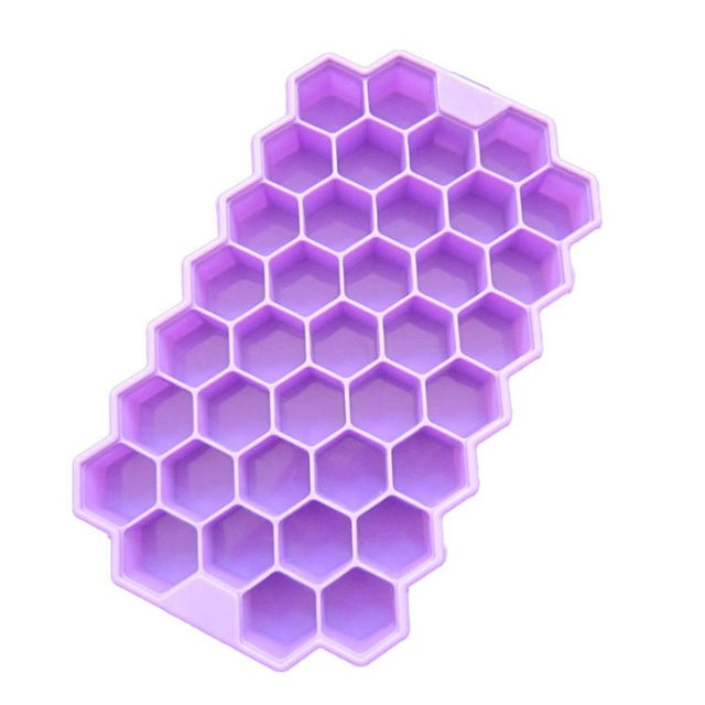 Honeycomb Ice Cube Ice Cream Shape Maker Form Popsicle Molds Yogurt Ice Box Fridge Treats Freezer Ice Cream Tools