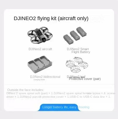 DJI Drone Neo 2 Flying Smart Follow 4K Entry-Level Aerial Photography Flight Camera Mini Type for Beginners