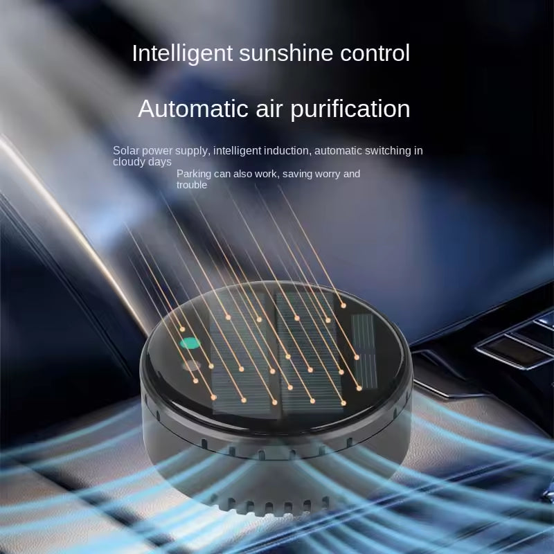 Air Purifier Solar Powered odor removal disinfection and purification device