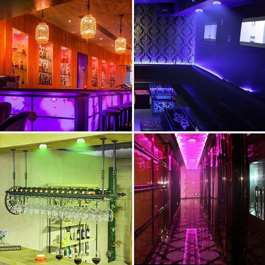 16 Colors 3 Modes LED Lights Wireless Dimmable Touch Sensor Lights LED Lights