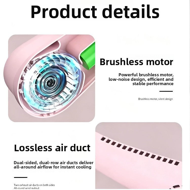 Twisting Neck-mounted fan