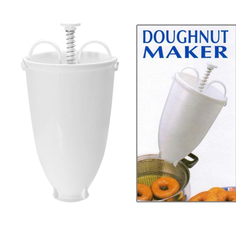 Plastic Light weight Donut Maker Dispenser Deep Fry Donut Mold Easy Fast Portable Arabic Waffle Doughnut Gadget