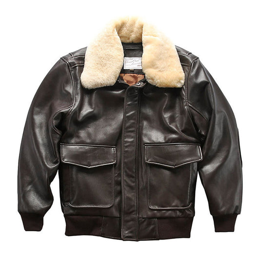 Flight Suit Leather Jacket
