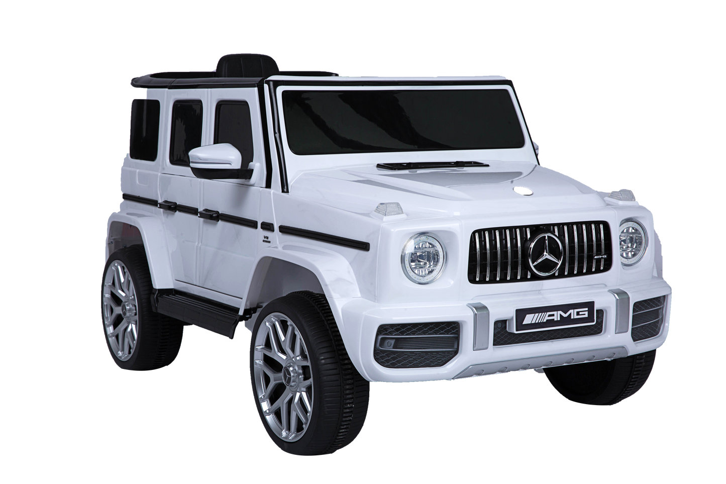 Mercedes Benz G63 Electric Vehicle with Remote Control 12V Music, Horn, Spring Suspension