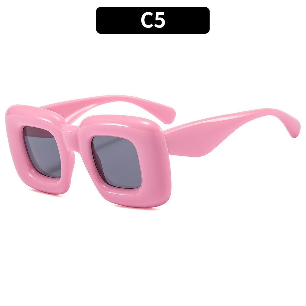 Inflatable Sunglasses Funny Square Street Sunglasses