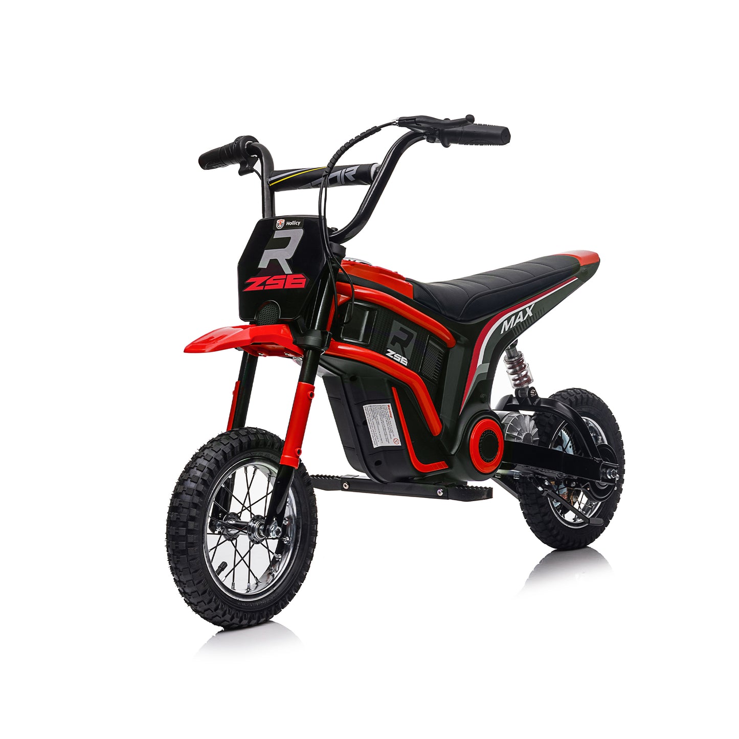 Speed up to 14.29MPH 24V Electric Kid Motorcycle off-road vehicle large front & rear suspension