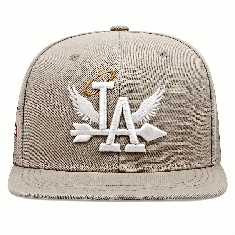 Flat top LA to the Bay Snapback baseball flat edge hat