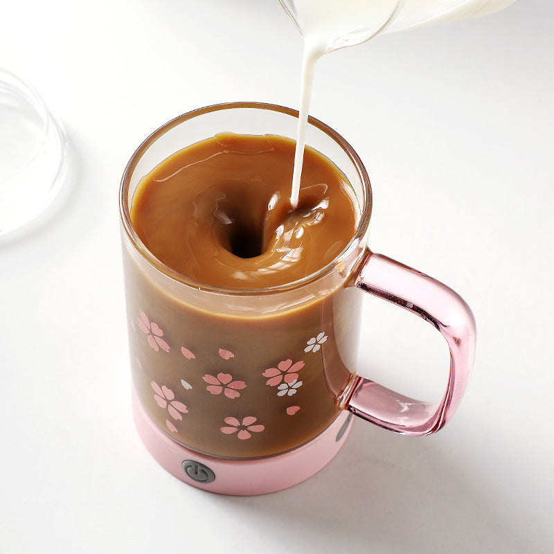 Full Automatic Mixing Cup, Coffee Cup, Multi-Function Electric Charging Type, Rotating Magnetic Cup, Milk Glass